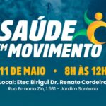 “Saúde em Movimento”, da Prefeitura de Birigui, será sábado (11), na Etec