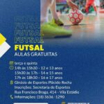 Araçatuba oferece aulas gratuitas de futsal