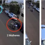 VÍDEO: Mulheres ficam feridas após colisão com motos, em Birigui