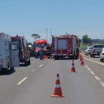 Acidente mobiliza equipes de socorro na Rondon, em Araçatuba