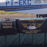 Avião é apreendido com 400 tijolos de cocaína em Penápolis