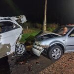 VÍDEO: Acidente envolvendo três veículos assusta fiéis de igreja evangélica em Glicério