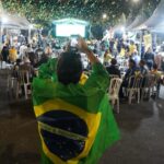 Copa na Praça em Araçatuba agita a noite em jogo do Brasil