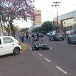 Motociclista fica gravemente ferido após colisão na avenida Brasília, em Araçatuba