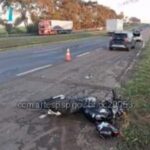 Homem de 35 anos morre após ser atingido na traseira por carro na Marechal Rondon