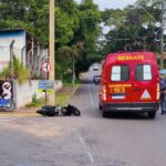 Idoso e motociclista ficam feridos após colisão entre bicicleta elétrica e Biz em Birigui